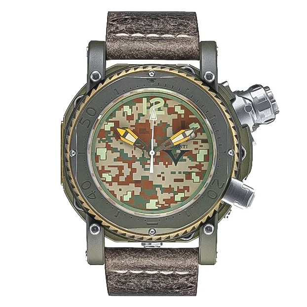 Visconti Automatic Watch Pro Dive 3000 Camo Jungle KW55-03