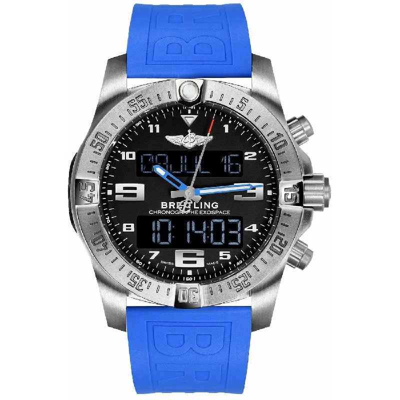 Breitling Men's EB5510H2-BE79-235S Exospace  Blue Rubber Watch