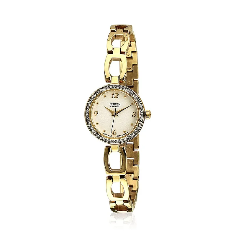 Citizen Analog White Dial Women's Watch - EJ6072-55A