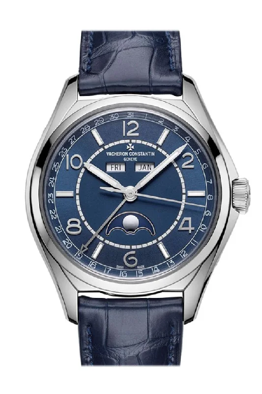 Vacheron Constantin Fifty Six Complete Calender Automatic Blue Dial Men's Watch 4000E/000A-B548