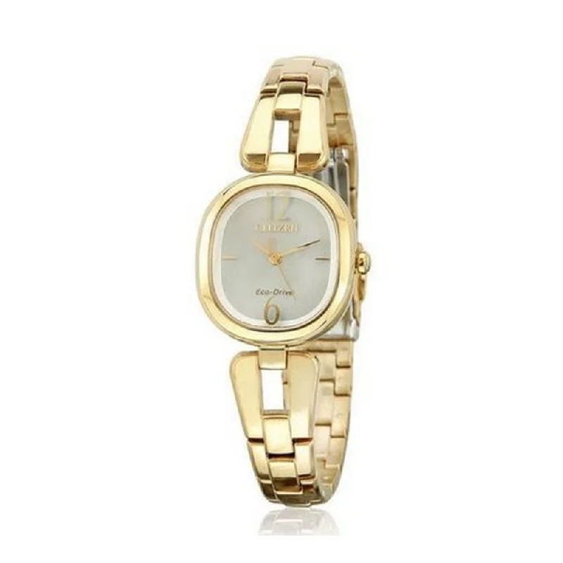 Citizen Eco-Drive Analog White Dial Women's Watch EM0182-51A