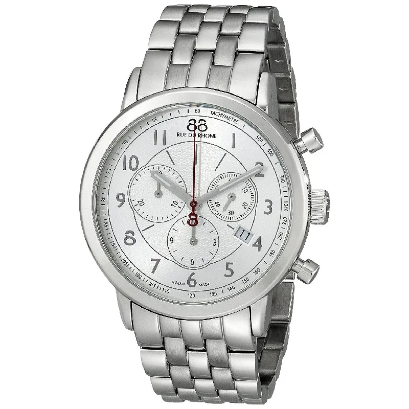 88 Rue Du Rhone Men's 87WA120044 Double 8 Chronograph Stainless Steel Watch