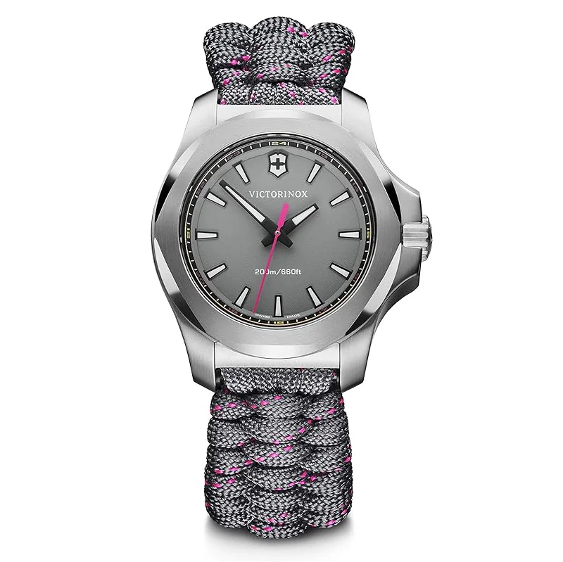 Victorinox Ladies Watch I.N.O.X V Grey Dial Grey Paracord 241771