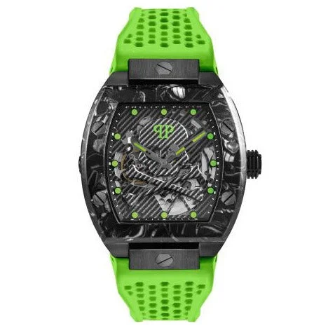 Philipp Plein Watch Automatic The Skeleton Sport Master Green PWBAA1022