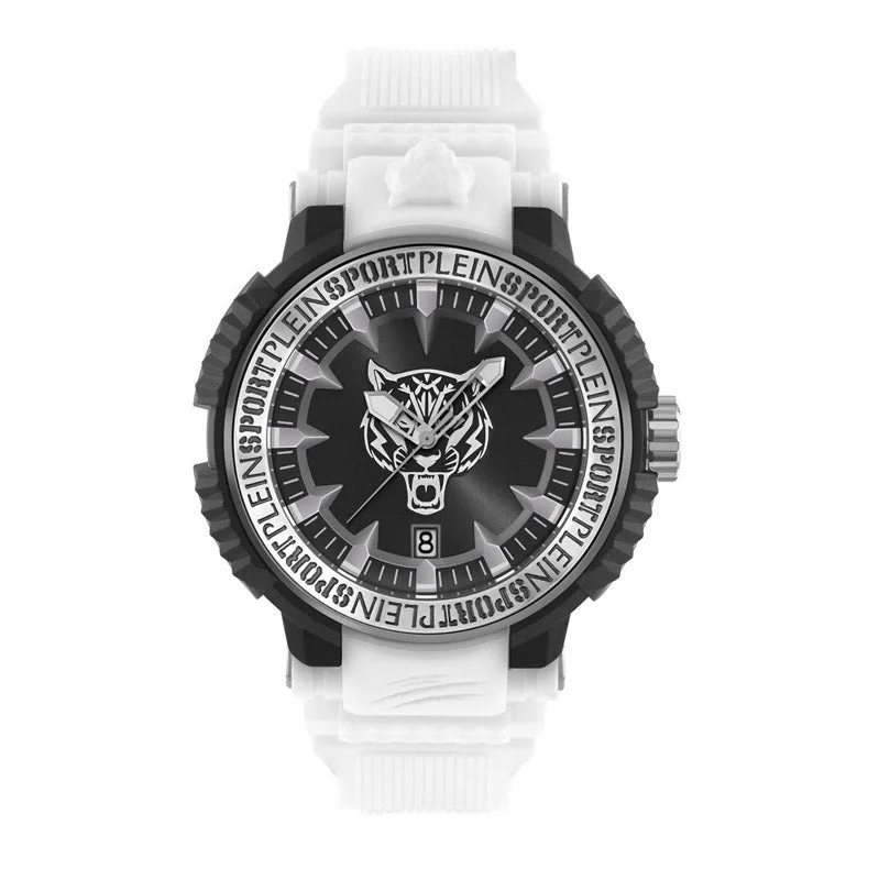 Plein Sport Tiger Power Unisex Black White  Watch PSEDA0224