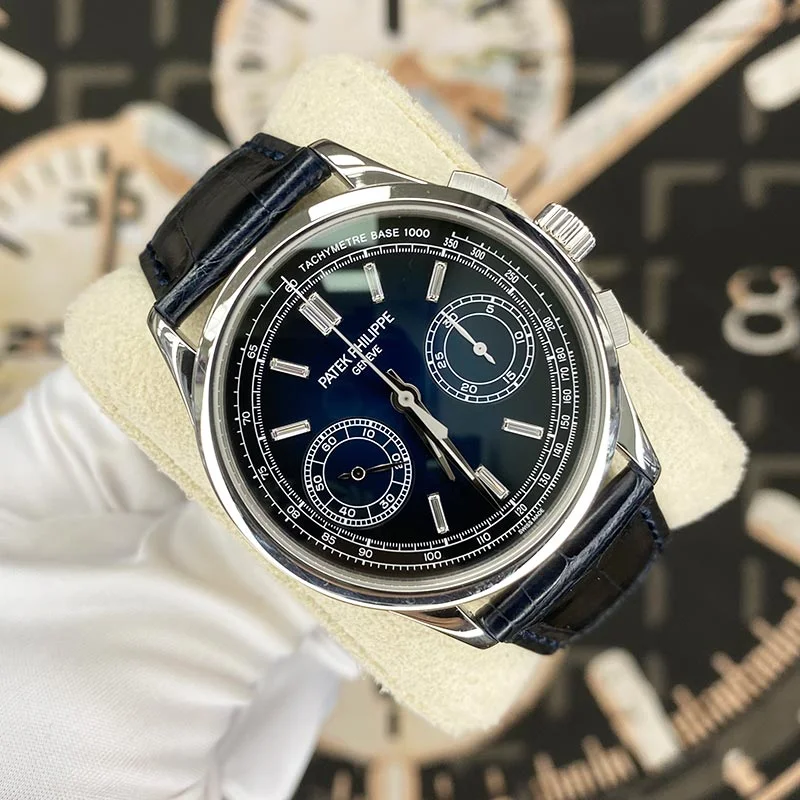 Patek Philippe Chronograph Complication 39mm 5170P Blue Dial Pre-Owned