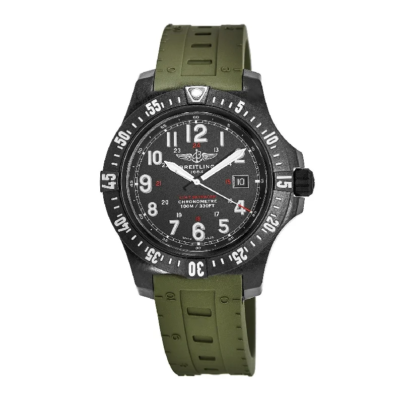 Breitling Men's X74320E4-BF87-298S Colt SkyRacer Green Rubber Watch