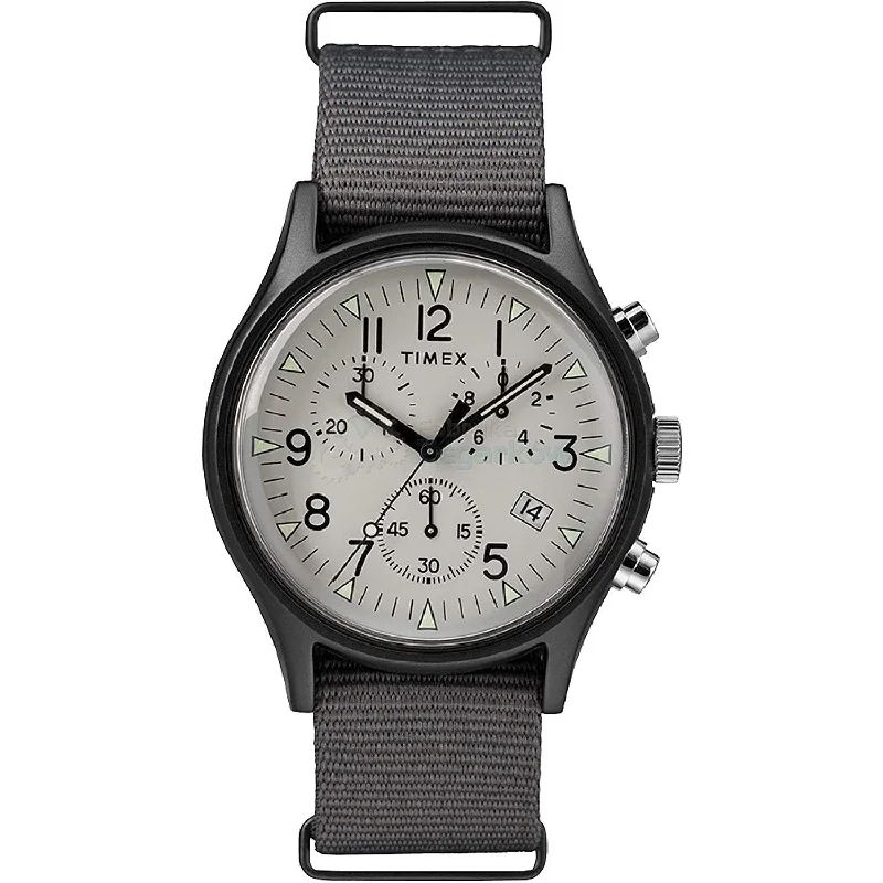 Timex Men's TW2T10900VQ MK1 Chronograph Grey Nylon Watch