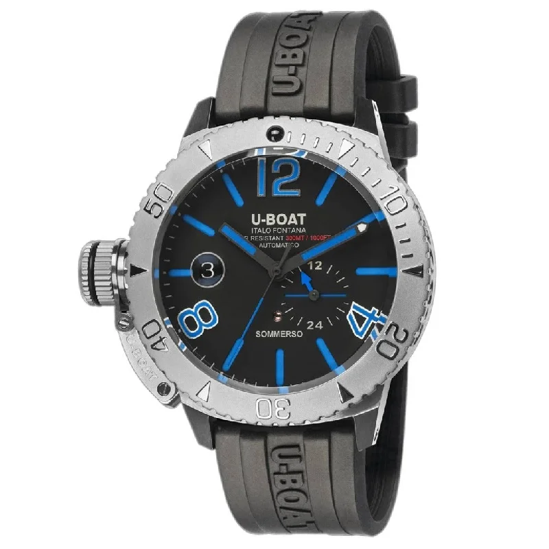 U-Boat Watch Automatic Watch Sommerso Diver Blue 9014