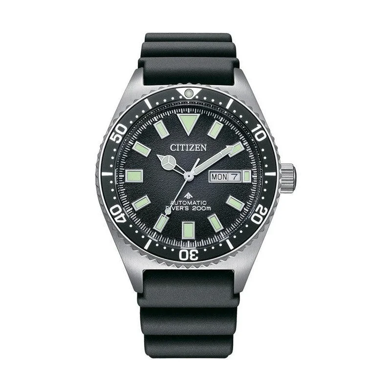 Citizen Promaster Eco-Drive Gents Automatic Diver's Black Dial NY0120-01E