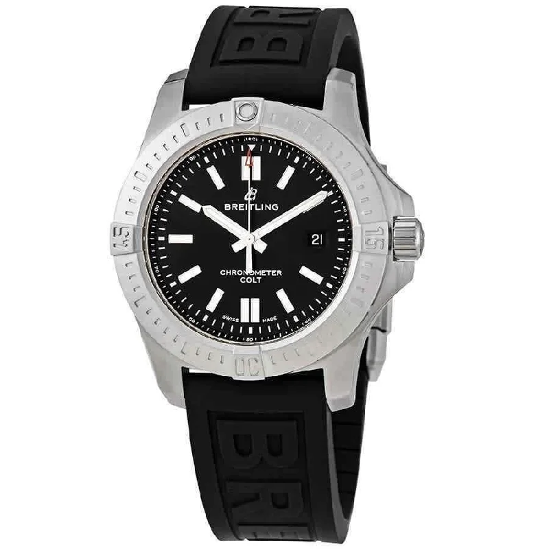 Breitling Men's A17388101B1S1 Colt Black Rubber Watch