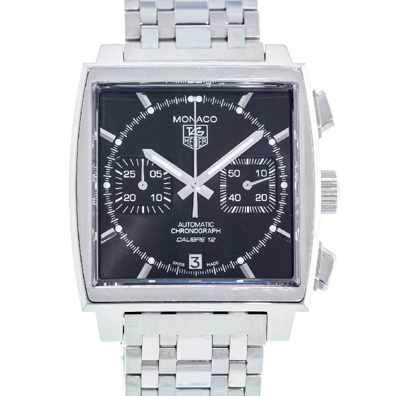 Tag Heuer Men's CAW2110.BA0780 Monaco Chronograph Stainless Steel Watch