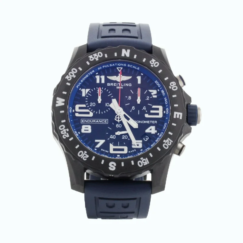 Breitling Men's X82310D51B1S1 Endurance Pro Chronograph Blue Rubber Watch