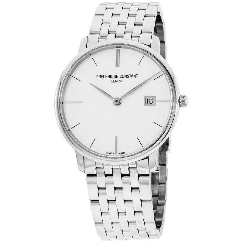 Frederique Constant Men's FC-220S5S6B Slimline Stainless Steel Watch