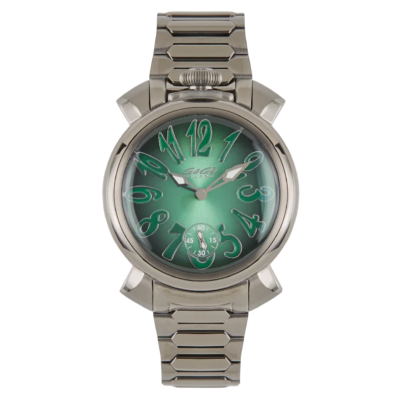 GaGà Milano Watch Manuale Forty-Four 44mm Gun Green