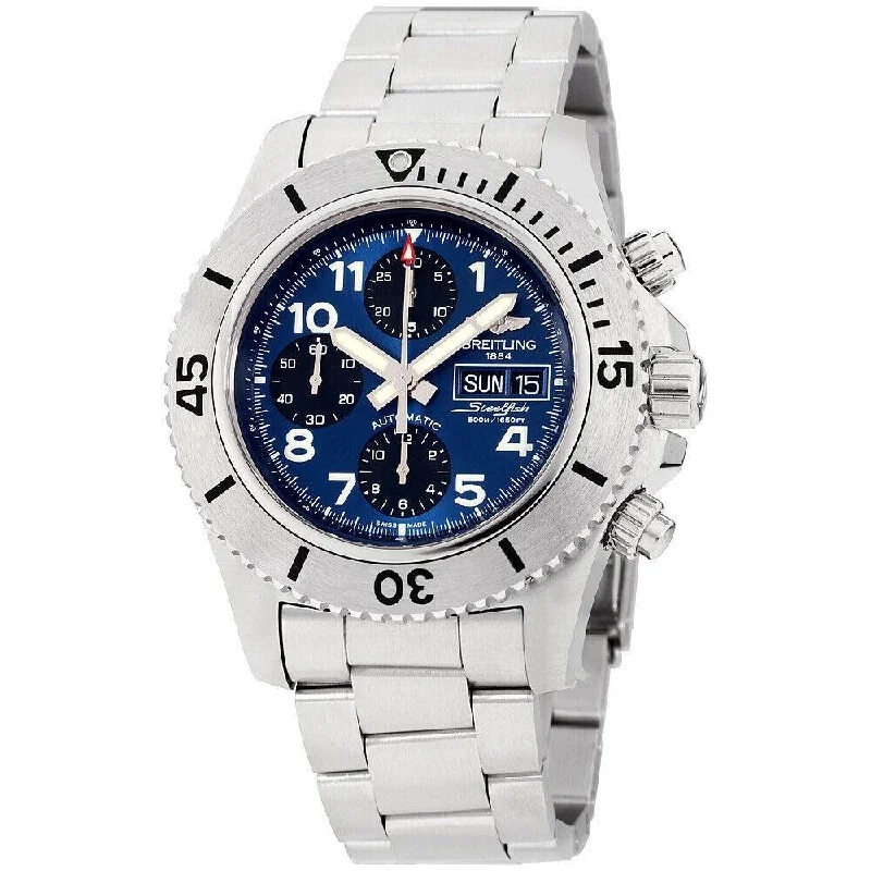 Breitling Men's A13341C3-C893-162A Superocean Chronograph Stainless Steel Watch