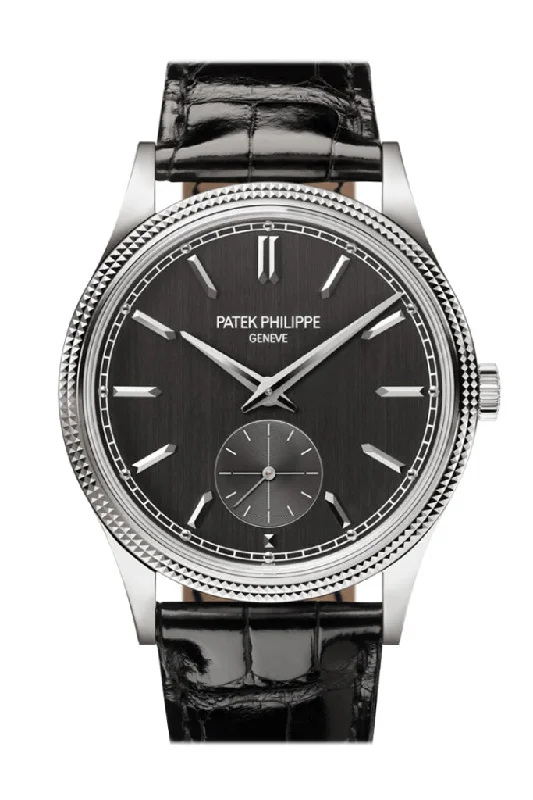 Patek Philippe Calatrava Black Dial Watch 5296G-017