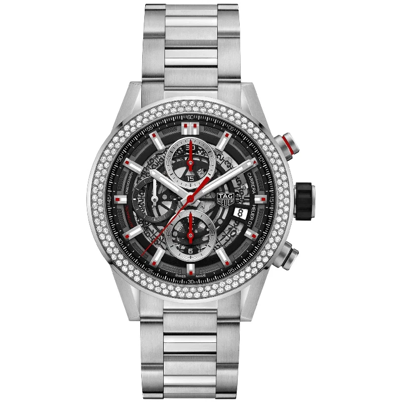 Tag Heuer Men's CAR201P.BA0766 Carrera Chronograph Stainless Steel Watch