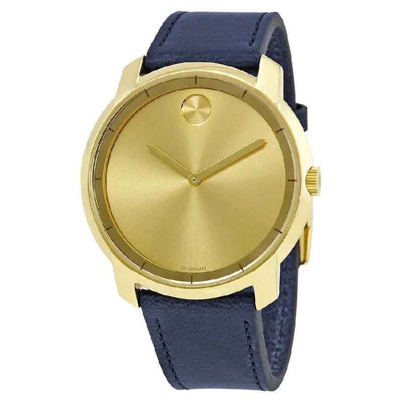 Movado Men's 3600469 Bold  Blue Leather Watch