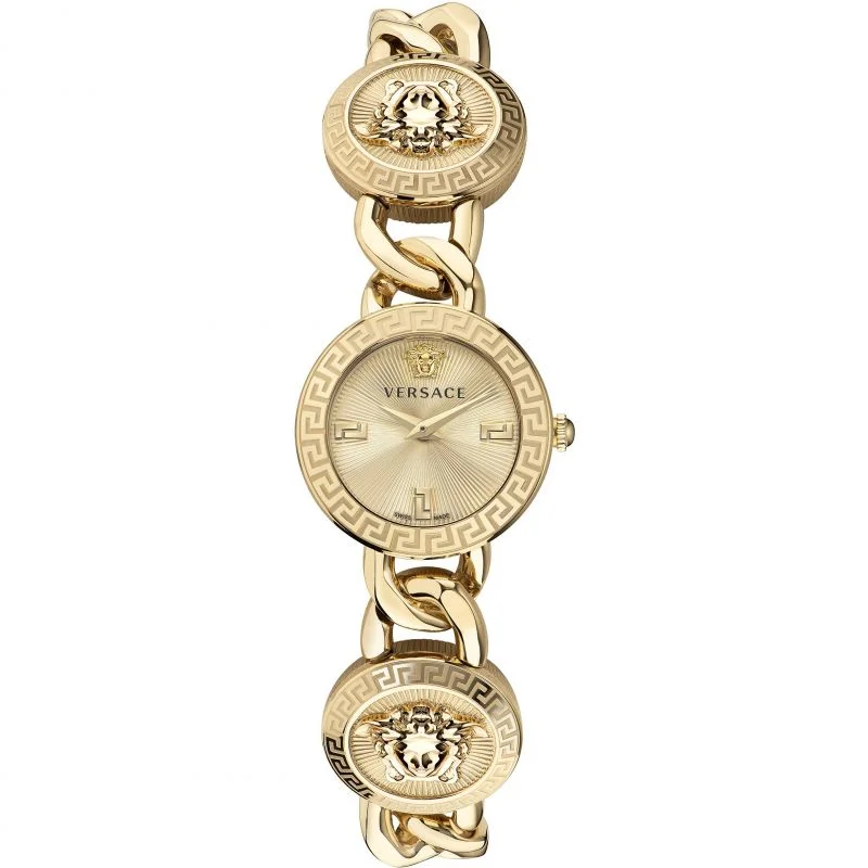 Versace Stud Icon Ladies Gold Watch VE3C00222