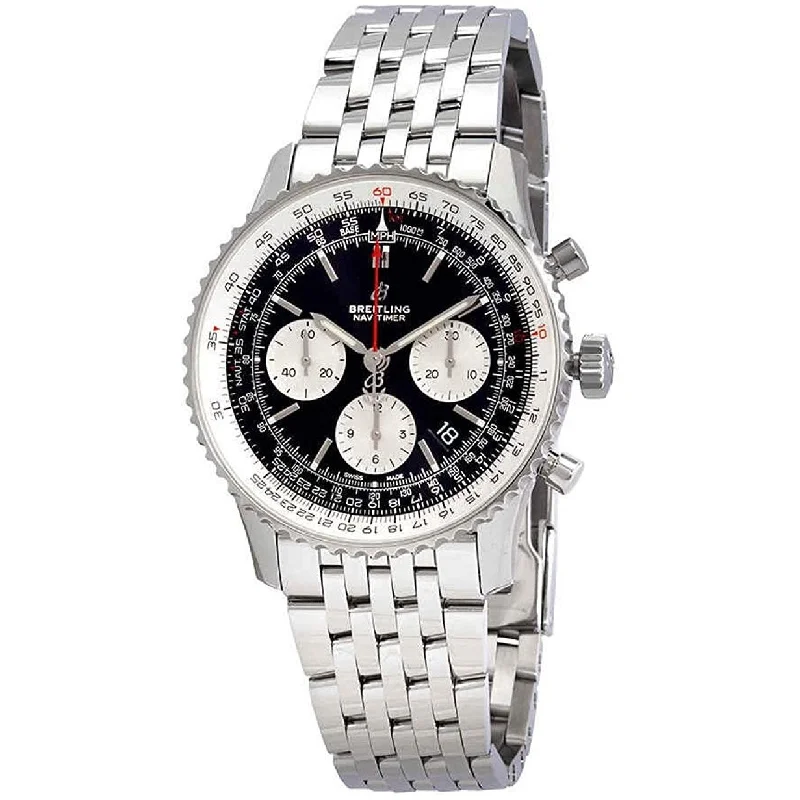 Breitling Men's AB0121211B1A1 Navitimer 1 Chronograph Stainless Steel Watch