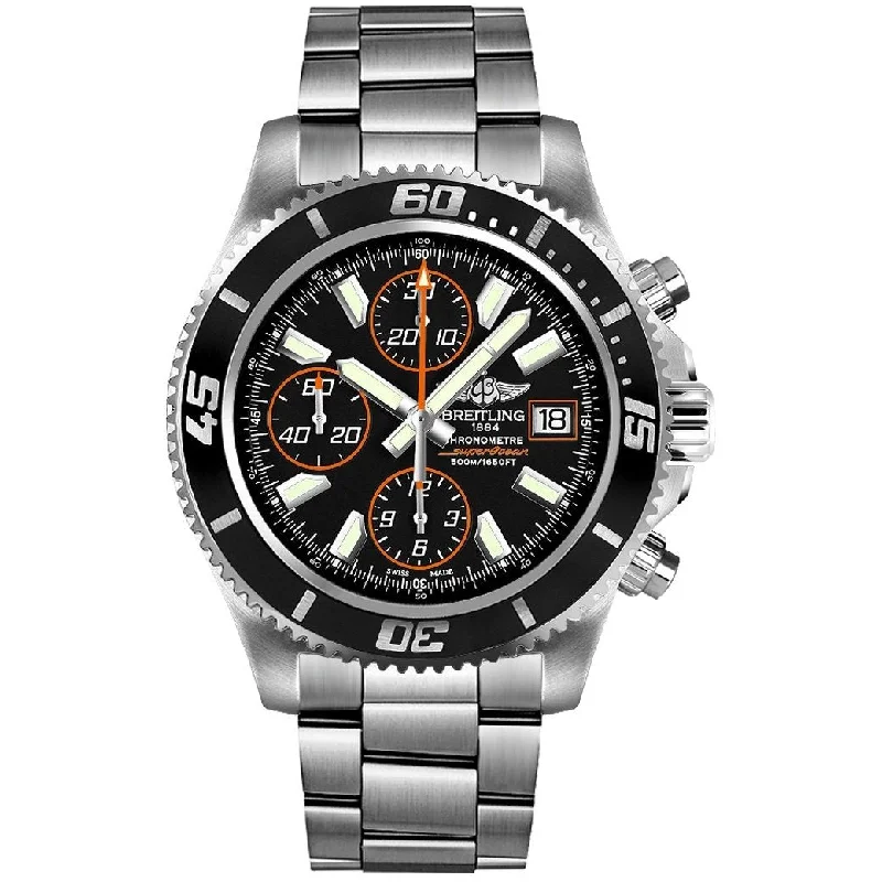 Breitling Men's A1334102-BA85-134A Superocean II 44 Chronograph Automatic Stainless Steel Watch