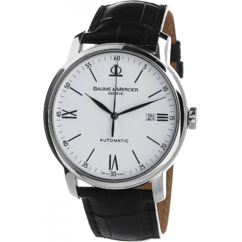 Baume & mercier Men's MOA08592 Classima Black Leather Watch