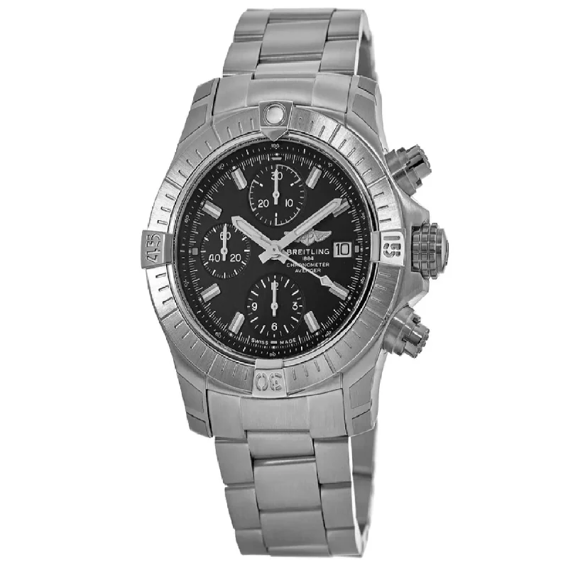 Breitling Men's A13385101B1A1 Avenger Chronograph Stainless Steel Watch