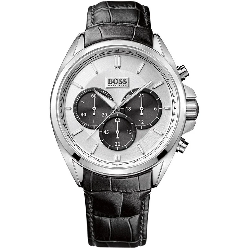 Hugo Boss Men's 1512880 Chronograph Black Leather Watch