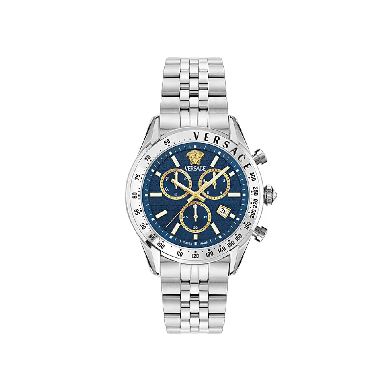 Versace Chrono Master Men's Silver Watch VE8R00324