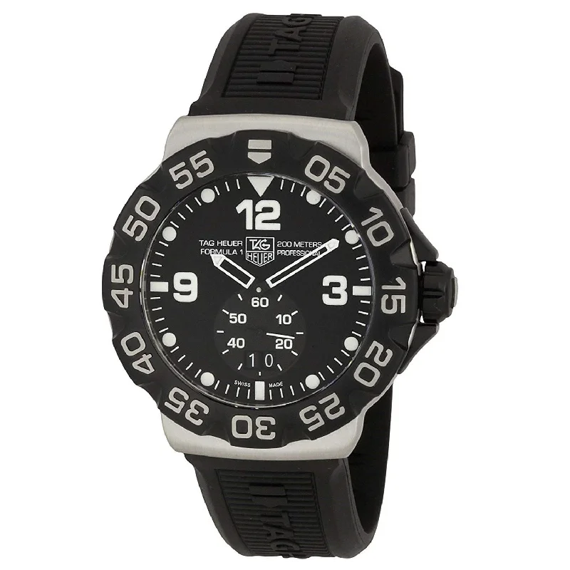 Tag Heuer Men's WAH1010.BT0717 Formula 1 Black Rubber Watch