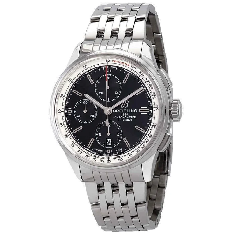 Breitling Men's A13315351B1A1 Premier Chronograph Stainless Steel Watch