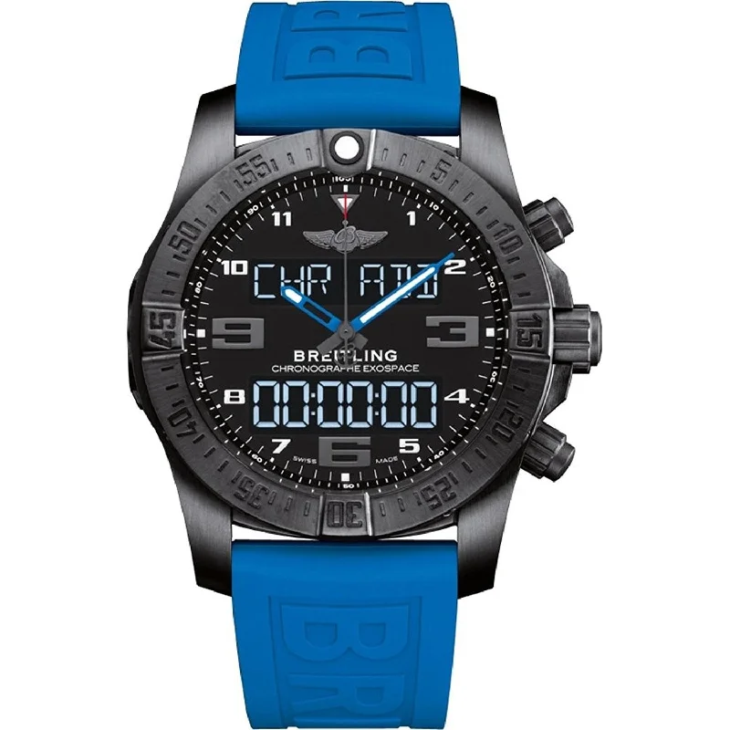 Breitling Men's VB5510H2-BE45-235S Exospace B55 Blue Rubber Watch