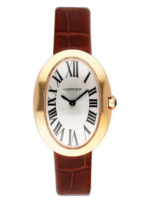 Cartier Baignoire W8000007 18K Rose Gold Ladies Watch