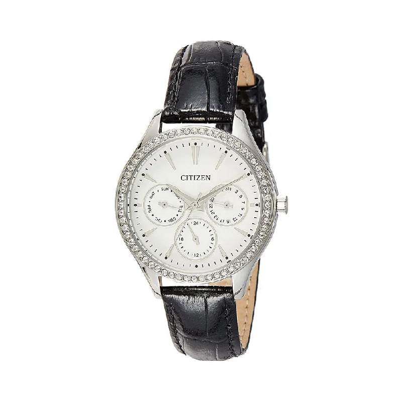 Citizen Analog White Dial Girl's Watch-ED8160-09A