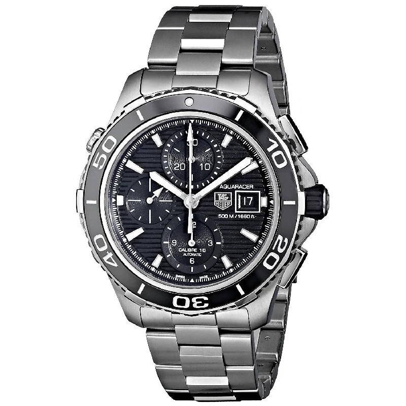 Tag Heuer Men's CAK2110.BA0833 Aquaracer Automatic Chronograph Stainless Steel Watch