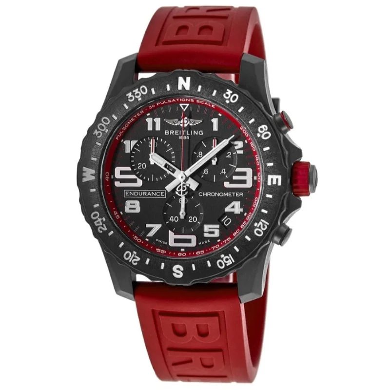 Breitling Men's X82310D91B1S1 Endurance Pro Chronograph Red Rubber Watch