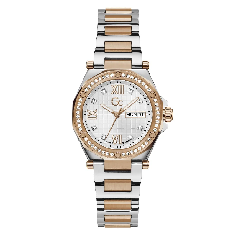 Gc Legacy Lady Ladies Silver Watch Z20002L1MF