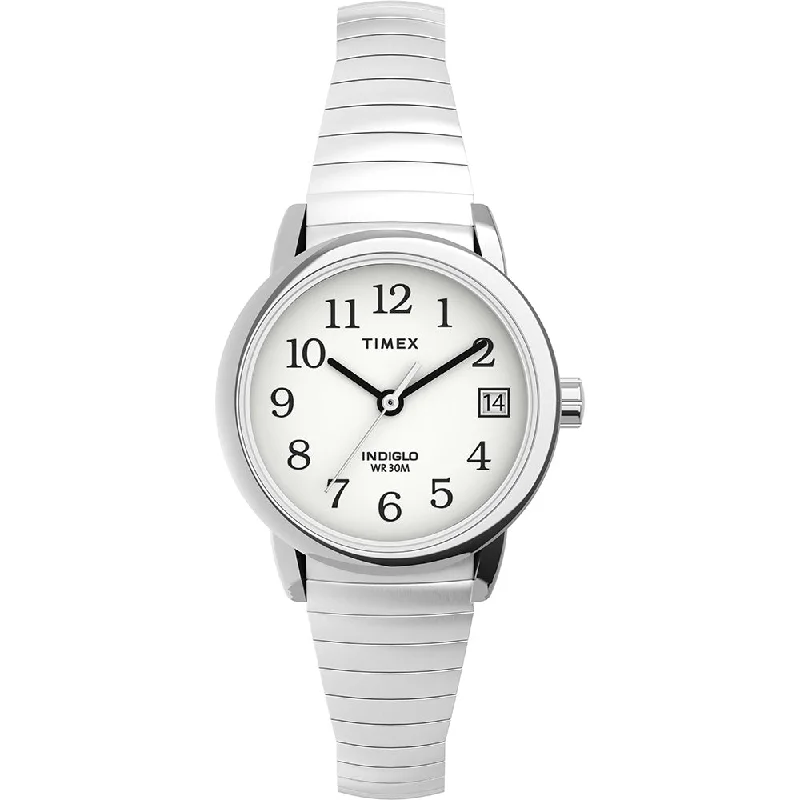 Timex Easy Reader Classic Ladies White Watch T2H371