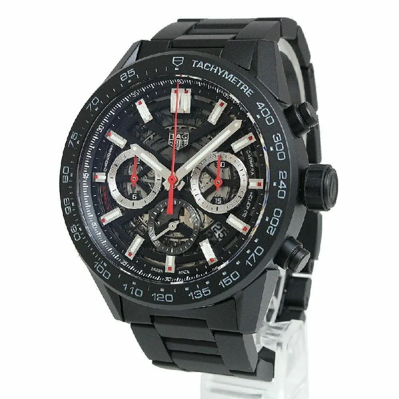 Tag Heuer Men's CBG2A90.BH0653 Carrera Chronograph Black Ceramic Watch