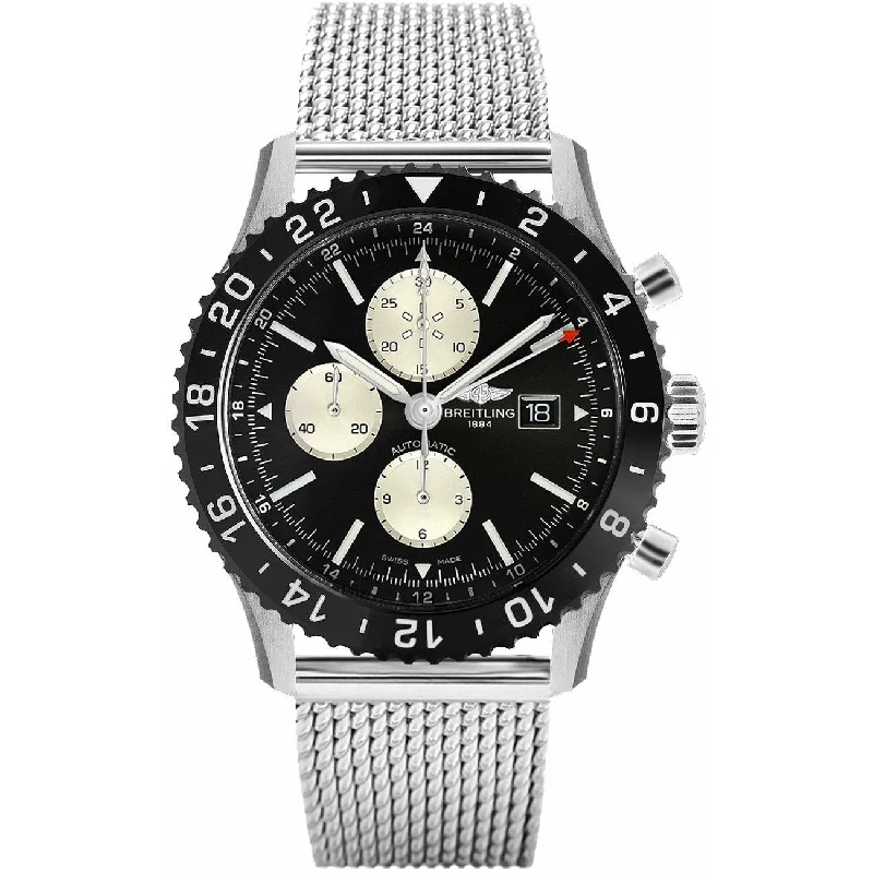 Breitling Men's Y2431012-BE10-152A Chronoliner Chronograph Stainless Steel Watch