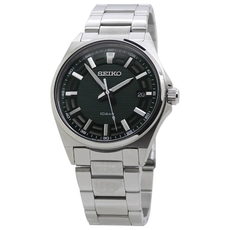 Seiko Men's SUR503 Seiko Quartz Stainless Steel Watch