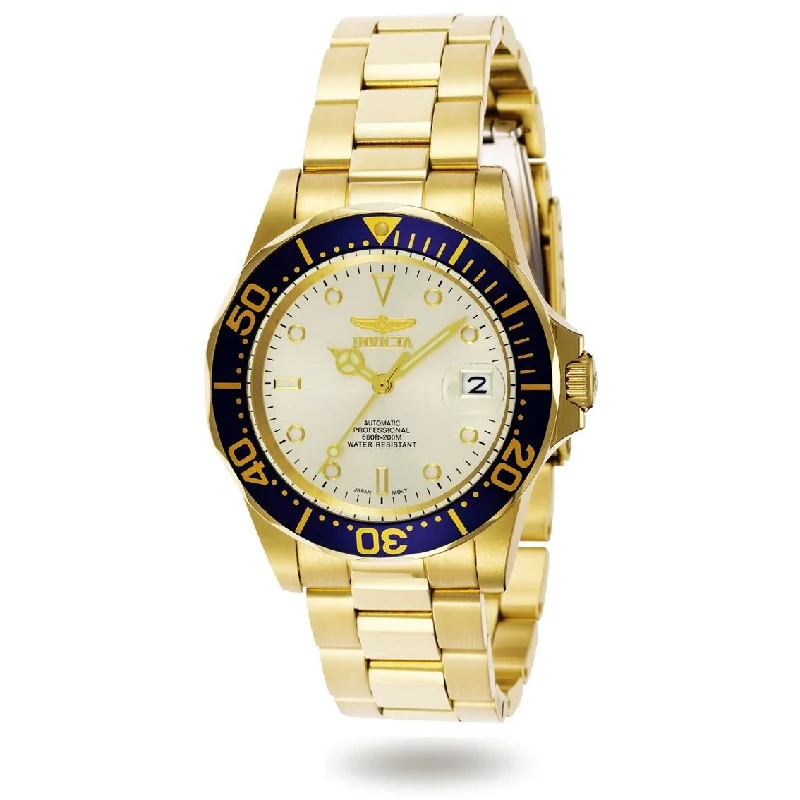 Invicta Men's 9743 Pro Diver Automatic Gold-Tone Stainless Steel Watch