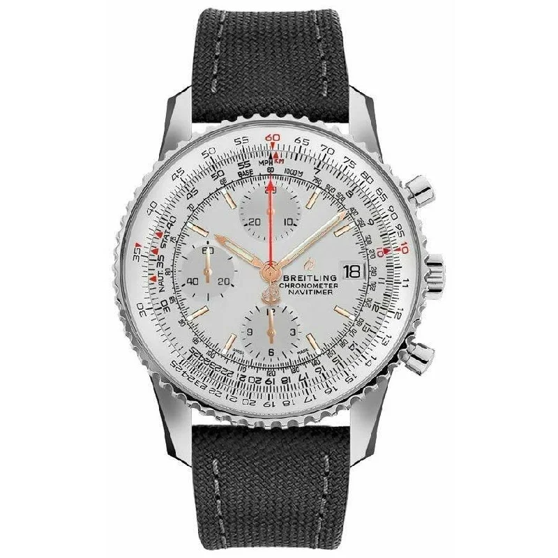 Breitling Men's A1332412-G834-109W Navitimer  Chronograph Grey Canvas Watch