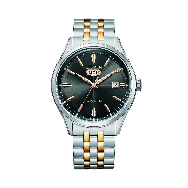 CITIZEN AUTOMATIC GENTS WATCH GREY DIAL - NH8394-70H