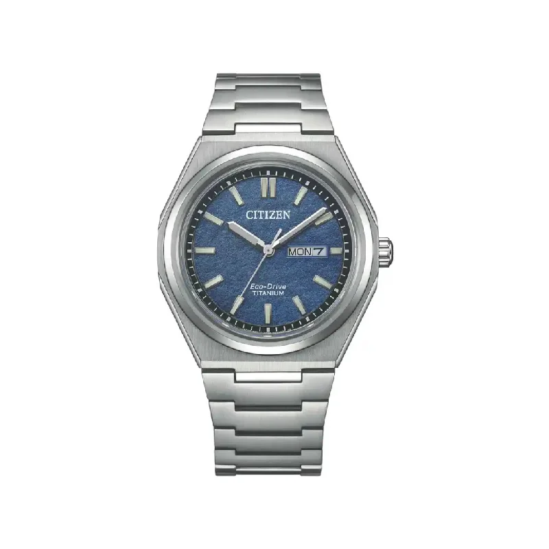 Citizen Solaire Homme Super titanium Bleu