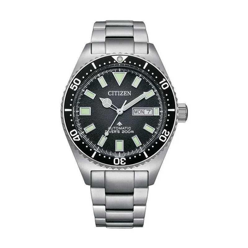 Citizen Promaster Eco-Drive Gents Automatic Diver's Black Dial NY0120-52E