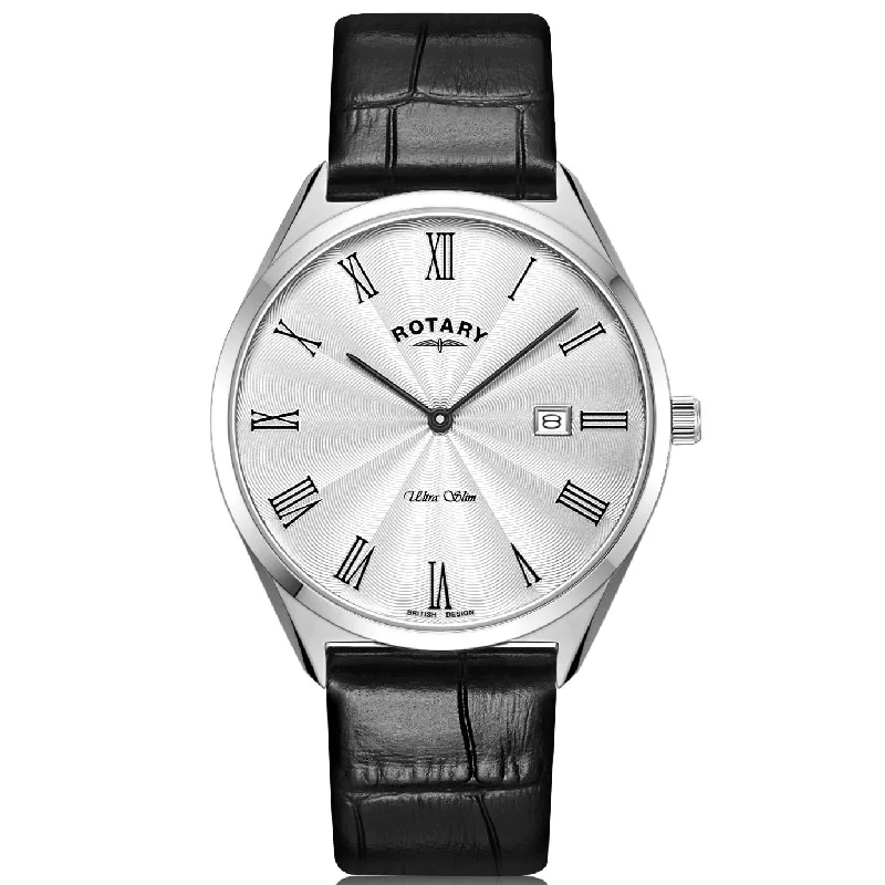 Rotary Ultra Slim Men's Silver Watch GS08010/01