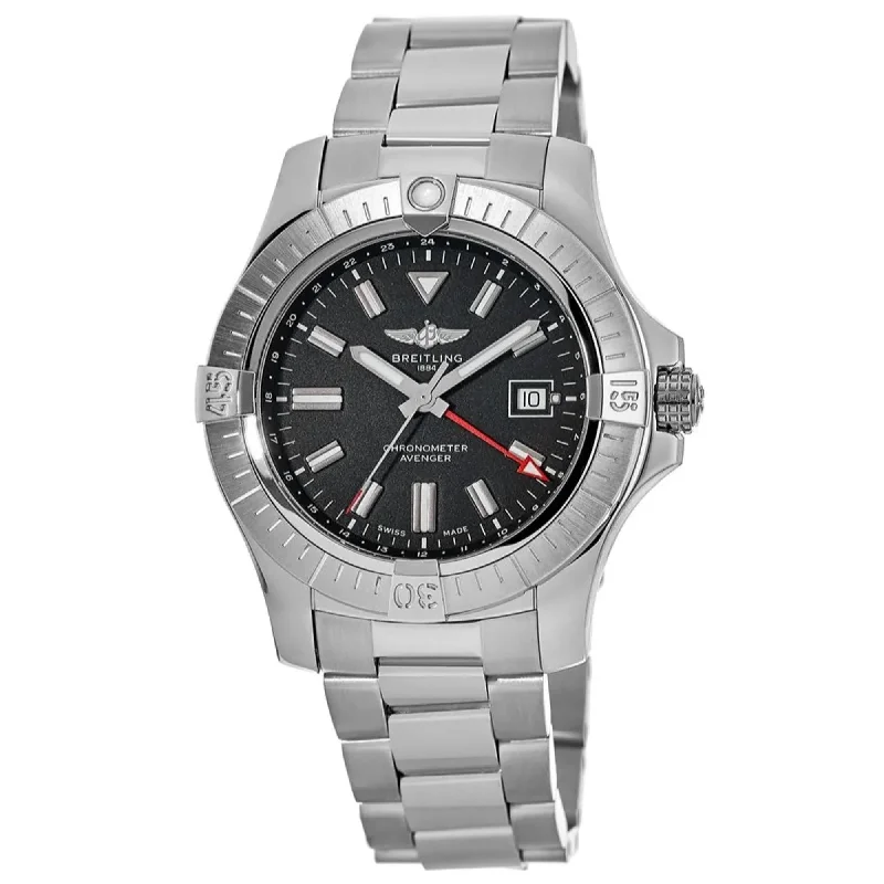 Breitling Men's A32397101B1A1 Avenger GMT Stainless Steel Watch