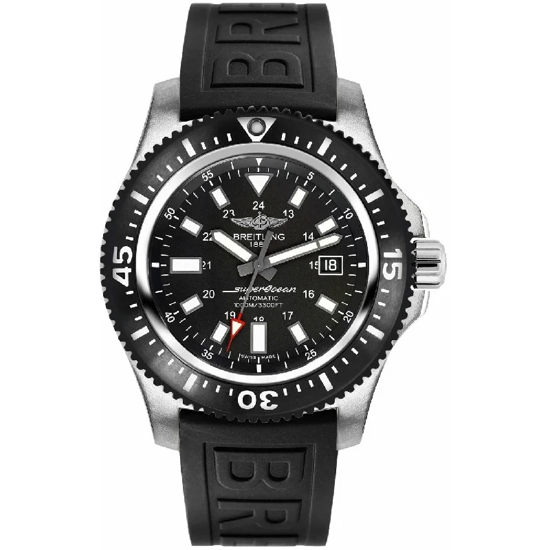 Breitling Men's Y1739310-BF45-152S Superocean 44 Special  Black Rubber Watch